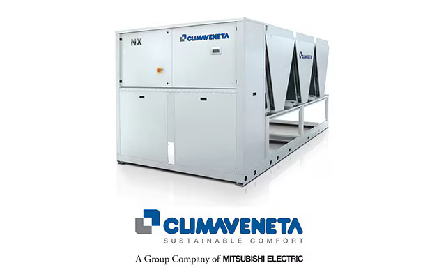 Mitsubishi Electric CLIMAVENETA chiller systems for commercial and industrial buildings